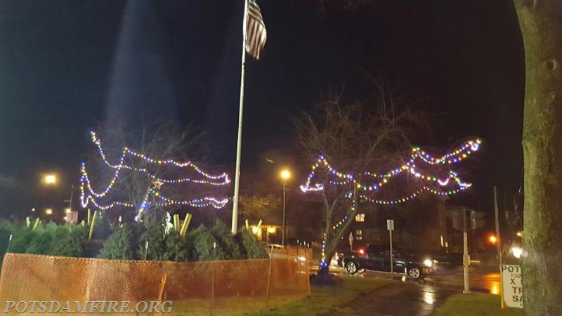 potsdam fire department christmas tree sales to begin november 24th firefighter christmas lights