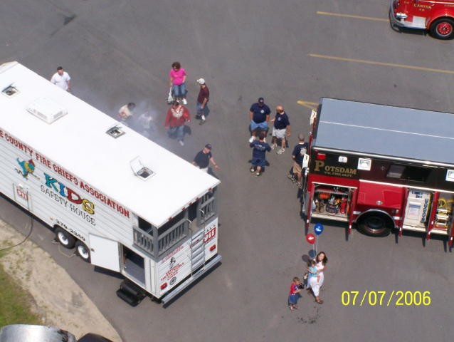 July 2006 - Aerial View of &quot;Outer Market Mania&quot; during Potsdam Summer Festival