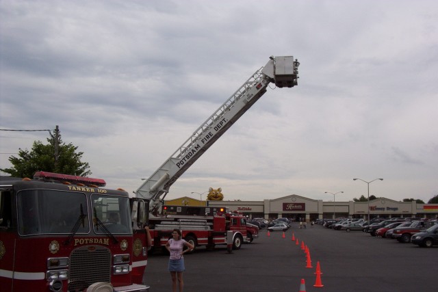 July 2005 - Fire Safety Day at the Potdam Summer Festival in Hackett's Plaza on Outer Market Street