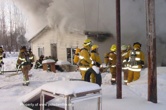 Potsdam Firefighters Battle Structure Fire in Sissonville - Potsdam ...