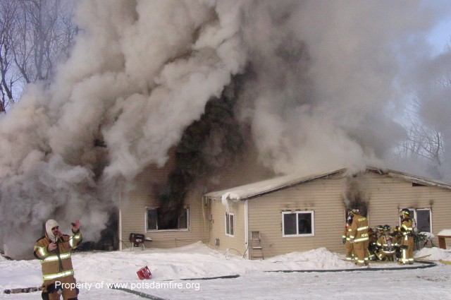 Potsdam Firefighters Battle Structure Fire in Sissonville - Potsdam ...