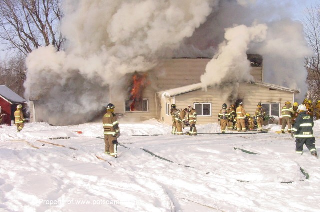 Potsdam Firefighters Battle Structure Fire in Sissonville - Potsdam ...