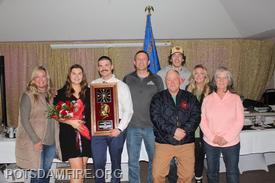 Fireman of the Year, Cameron Frost and his family